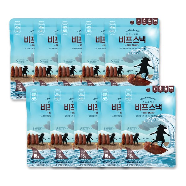 존쿡델리미트 비프스낵 육포 50g X 10개 소고기 건강 간식 안주 미트 프로틴 54,800원