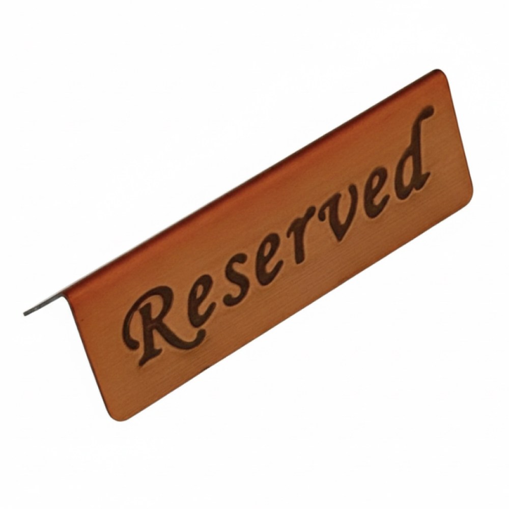 엔틱 예약석 팻말 스탠드 식당 레스토랑 다이닝 테이블 안내판 메탈 철제, 1개 9,900원