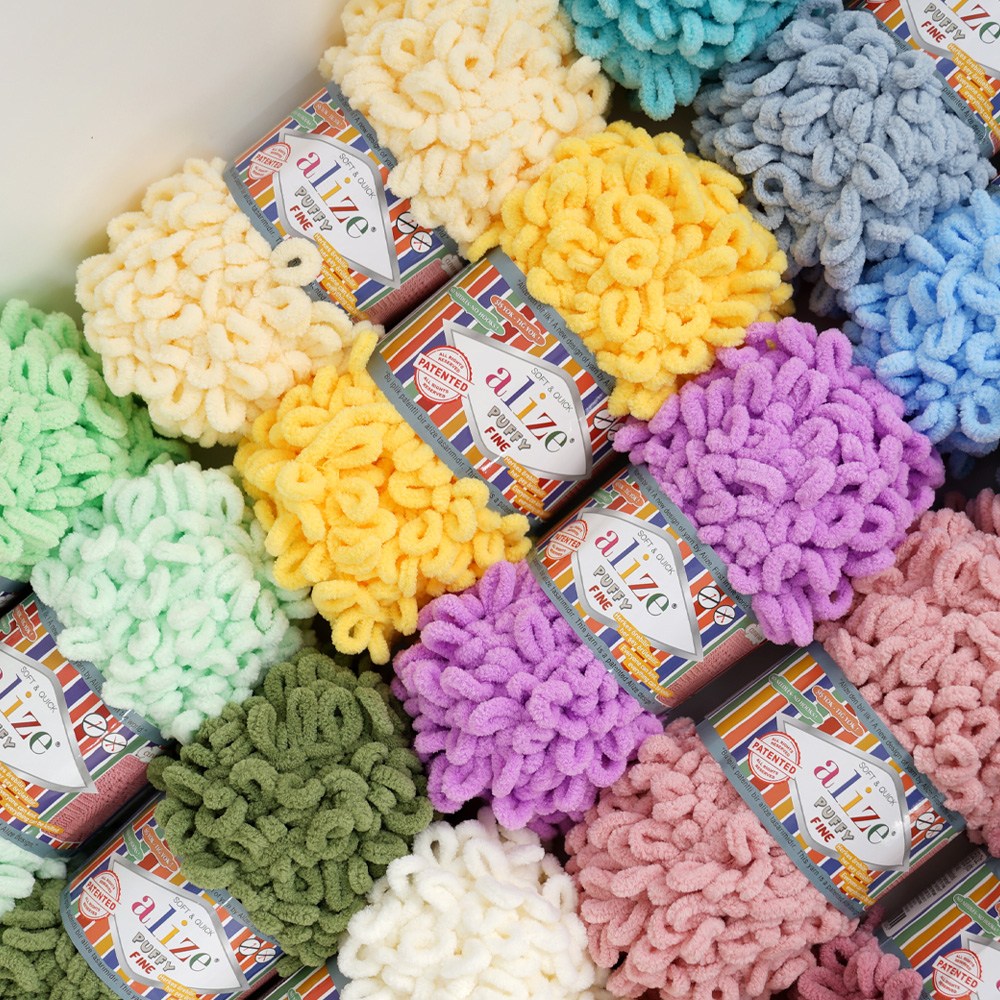 바토니팅 알리제 퍼피파인 핑거니팅 손가락뜨기 뜨개실, [퍼피파인] 464 형광민트, 1개 4,800원