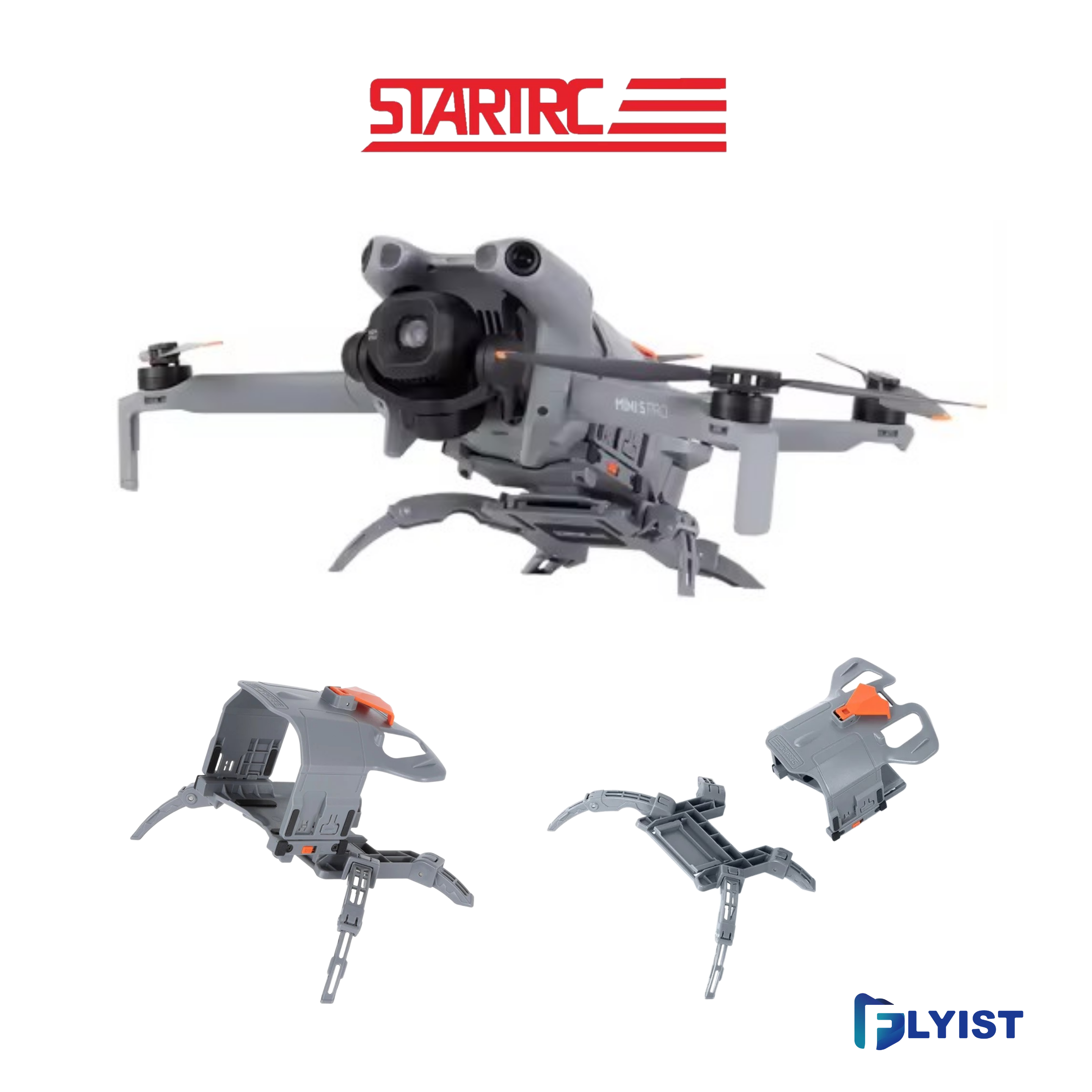 [STARTRC] DJI 미니5 프로 전용 2in1 랜딩기어 & 프로펠러 홀더 TYPE1 (MINI5 PRO LANDING GEAR) | 착탈식, 드론 하부 보호, 착륙 보조, 1개 26,000원