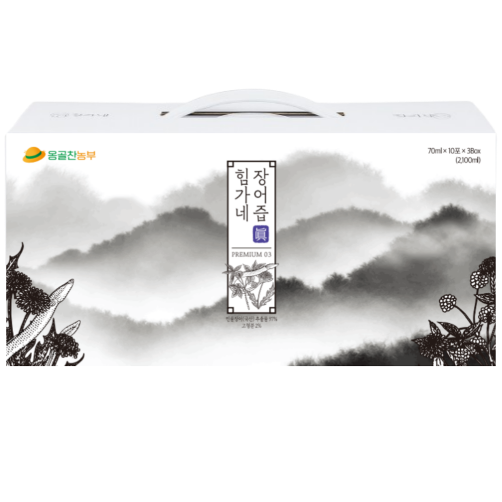 힘가네 장어즙 장어 엑기스 장어진액 민물 70ml 30포, 2.1L, 1개 36,900원