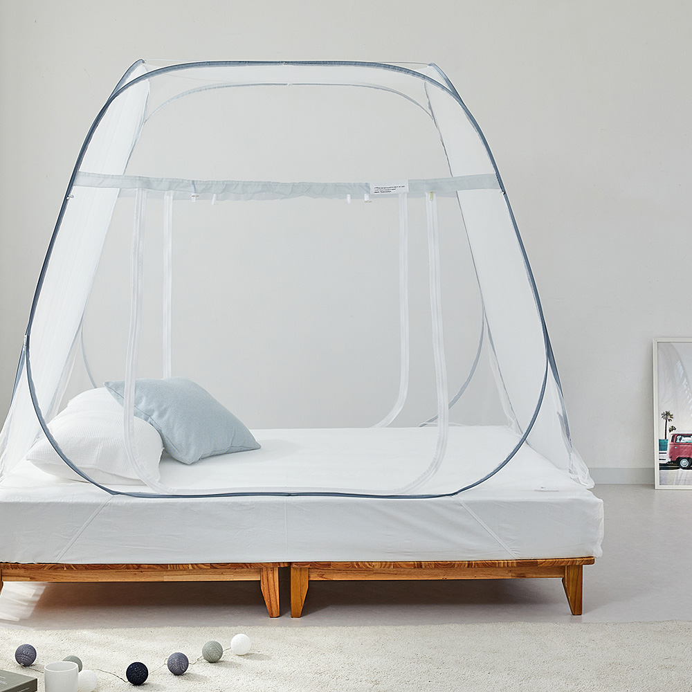 디오 프리미엄 원터치 사각 모기장 침대 바닥 겸용 대형 텐트 23,900원