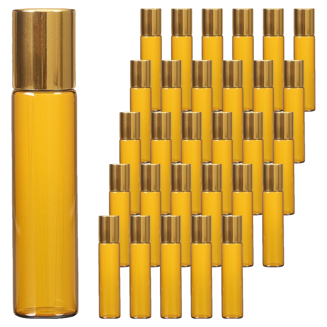 롤온 향수 용기 5ml, 90개, 골드(캡) + 브라운(용기) 24,900원