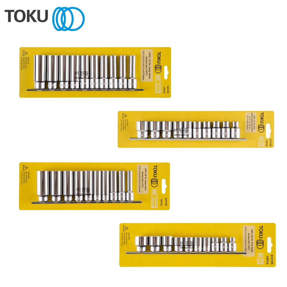 도쿠 핸드 소켓 3/8 1/2인치 12각 세트 복스알 롱복스알 숏복스알 12,500원