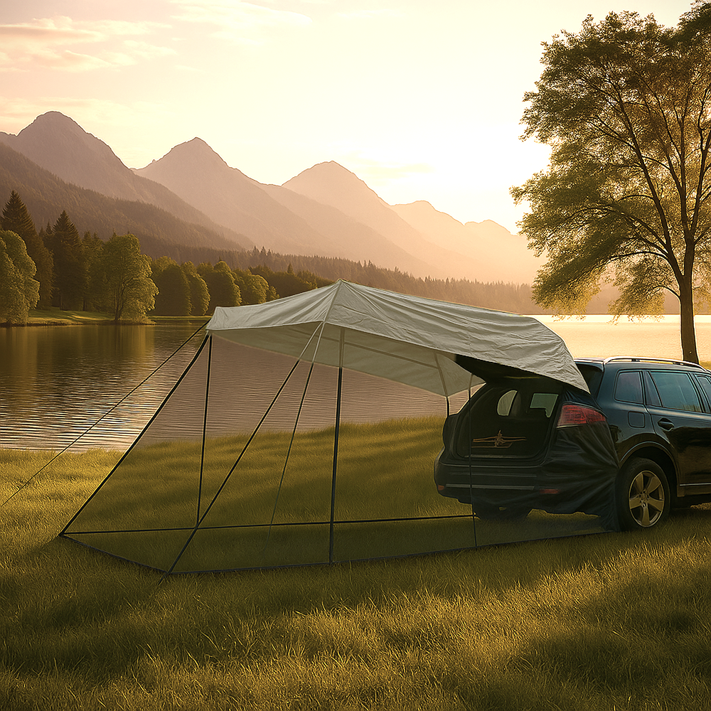 노이아 크림 차박텐트 도킹쉘터 SUV 트렁크 캠핑 방수 차박 텐트 그늘막 타프세트 1-6인용 138,000원