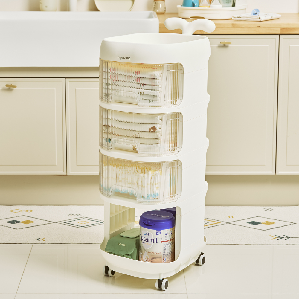 아가짱 아기 트롤리 기저귀 정리함 라이트, 혼합색상, 1개 69,800원