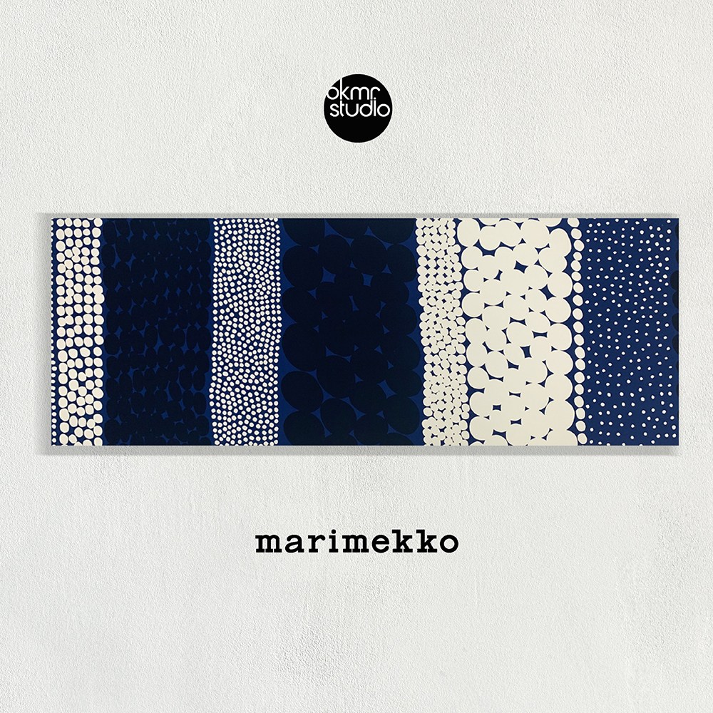 마리메꼬 네이비 주르모 멀티도트 추상화 대형 패브릭액자, 네이비 391,450원