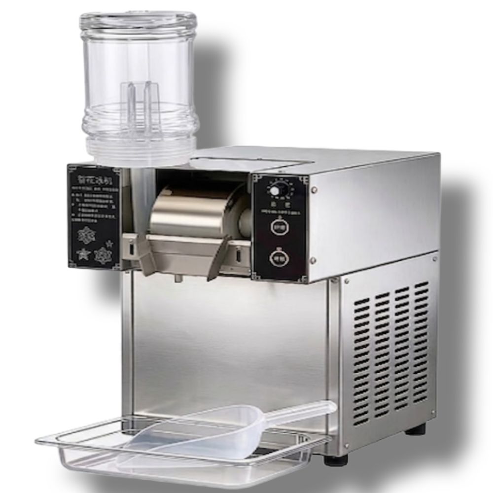 베르킷 눈꽃빙수기 업소용 1분완성 카페 팥빙수 우유빙수 고출력 자동 쇄빙기 얼음분쇄기, 1200W 572,000원