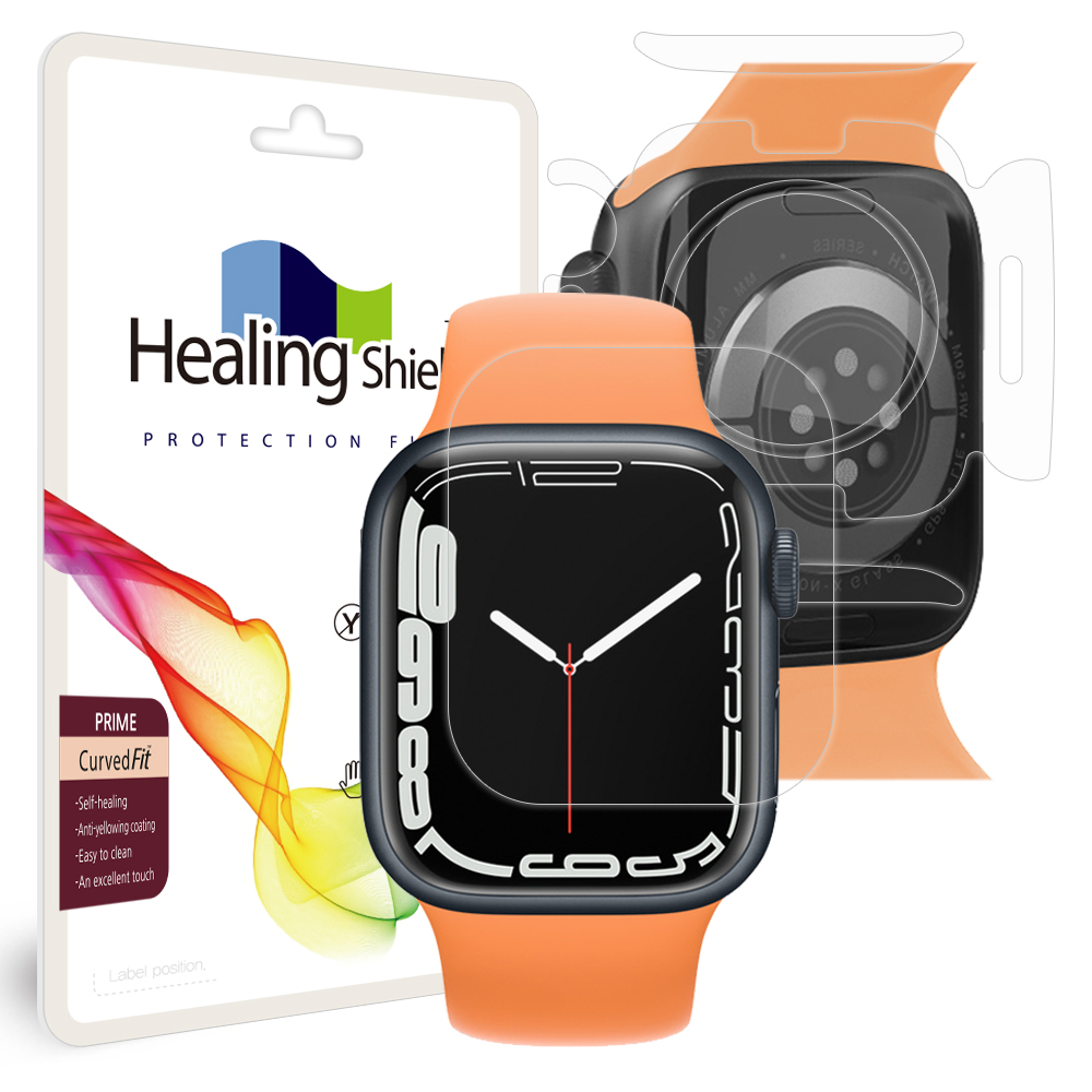힐링쉴드 애플워치 프라임 고광택 액정보호필름2p + 심박센서2p+측후면2p, 단일색상, 1세트 15,500원