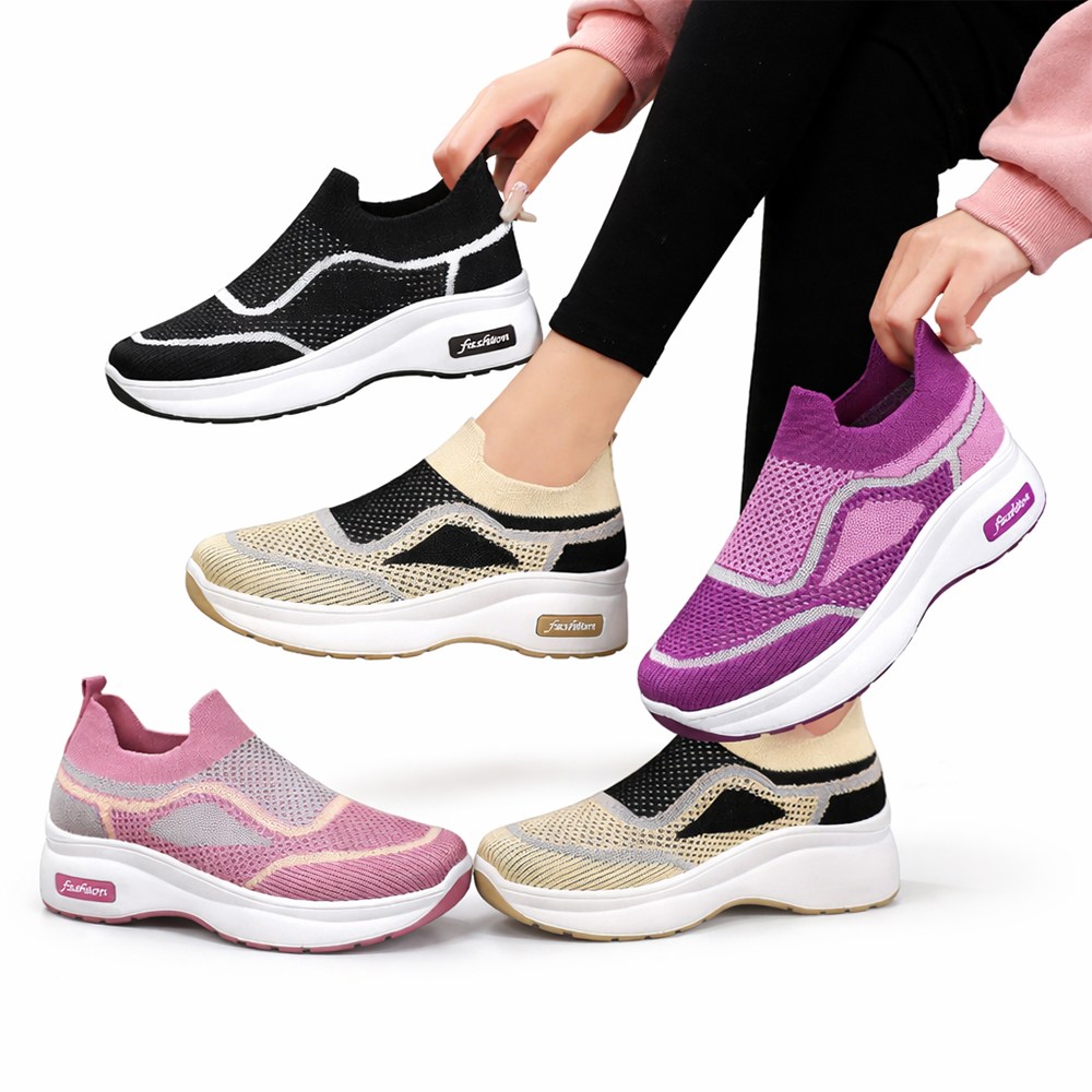 차쿠 여성 키높이 메쉬 경량 슬립온 키높이 운동화 24,800원