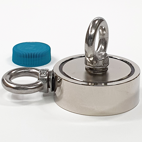 케이디 산업용 공업용 대형 초강력 네오디움 고리자석 더블 홀더 아이볼트, 1개 35,000원