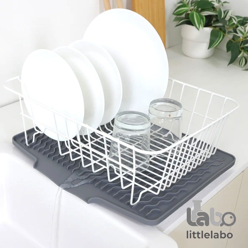 리틀라보 빠른배수 실리콘 식기 건조 매트 주방 물빠짐 드라잉 건조대 20,900원