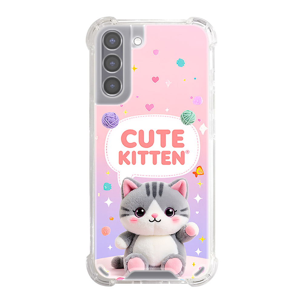 큐트 애니멀 고양이 kitten 모서리쿠션 젤리 하드 이중구조 갤럭시 아이폰 핸드폰 케이스 9,900원