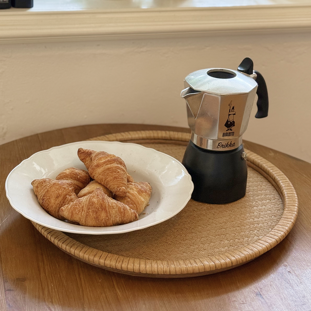 도르리 라탄 원형 트레이 받침대 쟁반 우드 홈카페 인테리어 소품, 1개, 우드 25,900원