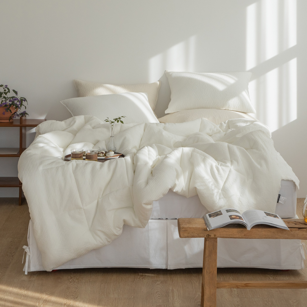 헬로우슬립 코튼브리즈 순면 줄누빔 차렵이불 세트 124,650원