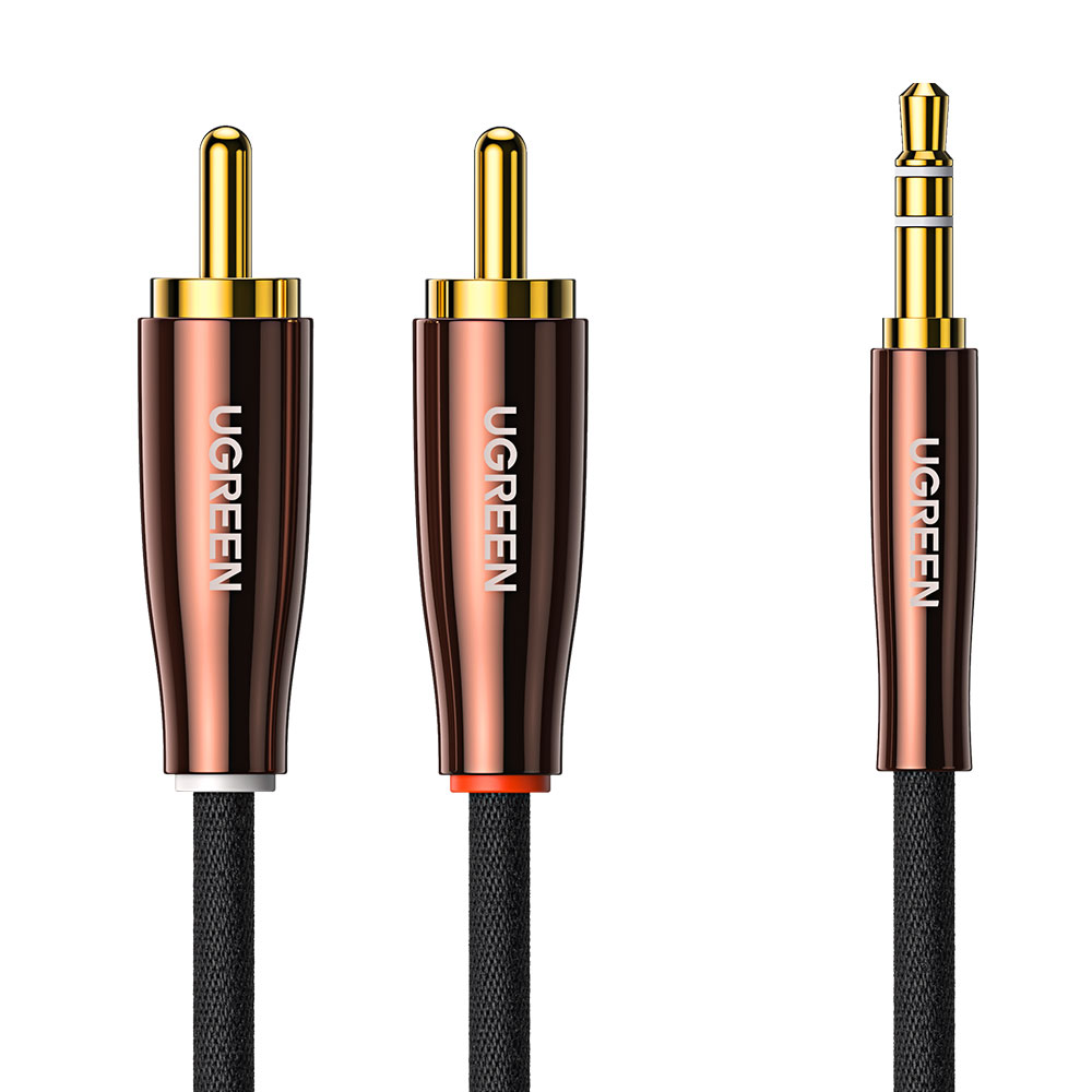 유그린 프리미엄 3.5mm 스테레오 to 2 RCA 케이블 2m, 단일상품 16,900원