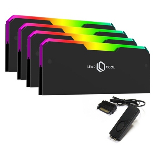 리드쿨 RH-1 EVO ARGB 메모리 방열판 블랙 4p + Controller 세트 57,480원