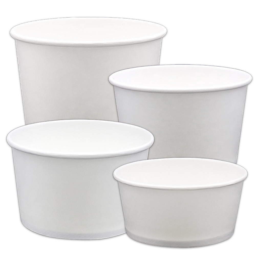 송강유통 쓰기편한 다용도 무지 종이용기/뚜껑 (520cc/750cc/850cc/1000cc ) 모음 7,000원