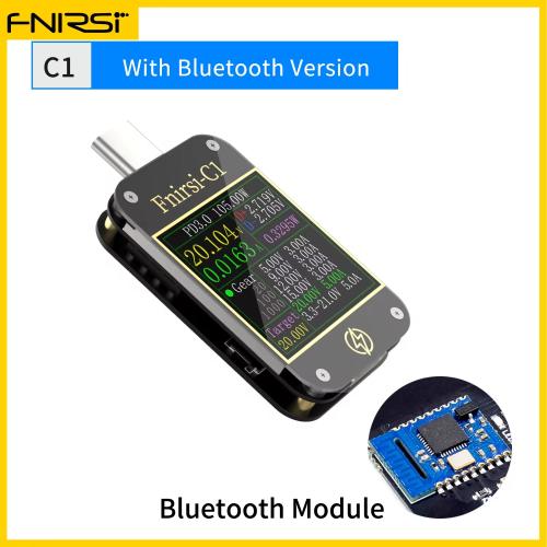 FNIRSI-C1 Type-C PD 트리거 USB 테스터 전압계 전류계 고속 충전 테스트 Type-C 미터 보조베터리 테스터 FNB48S FNB48P FNB58 68,120원