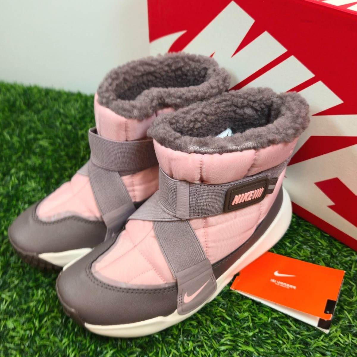 나이키 키즈 부츠 핑크 방한화 PS 플렉스 어드밴스 털부츠 초등학생 프리스쿨 스니커즈 양말증정 57,500원