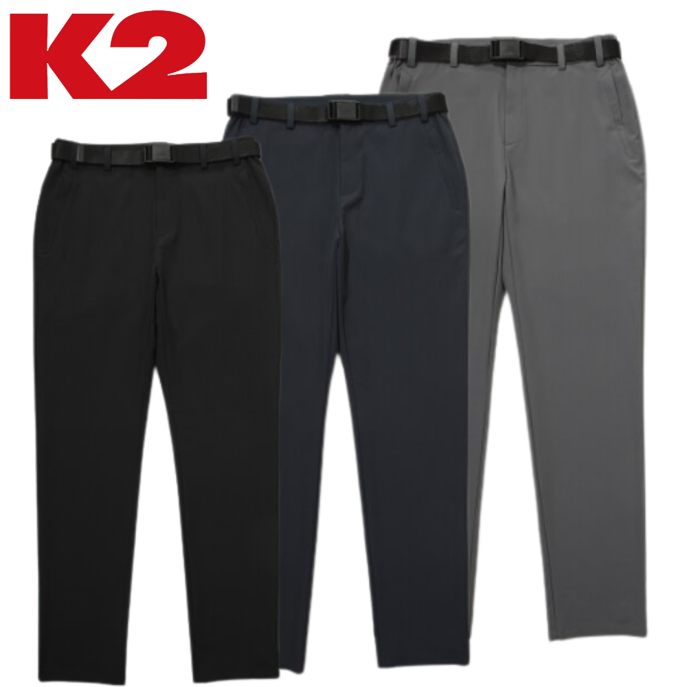 [매장발송] K2 간절기 남성바지 벨트 밴딩 스판 편안한 등산 트레킹 낚시 워킹 팬츠 69,000원