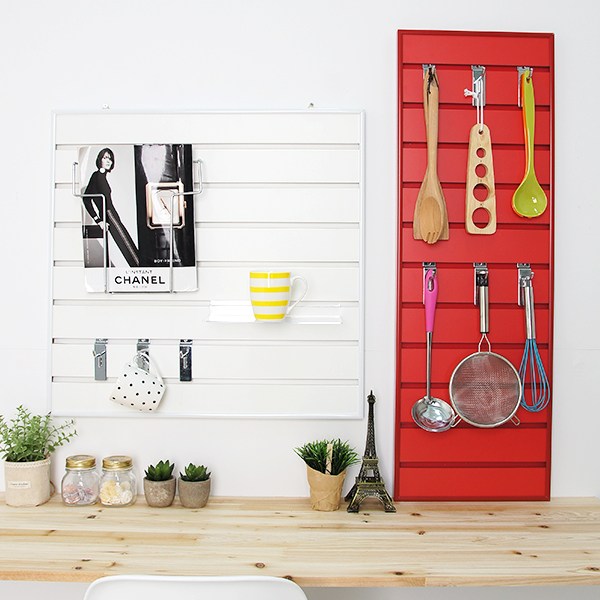 컬러 스페이스월 W450 화이트/인테리어 벽걸이 진열대 39,000원