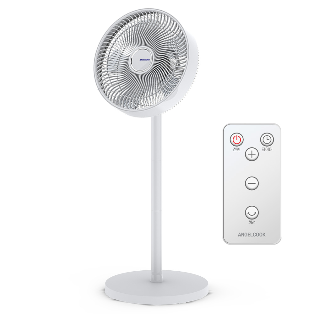 엔젤쿡 16인치 스탠드형 리모컨 토네이도 서큘레이터 선풍기 써큘레이터 연장봉, AGC-CR001R 43,900원