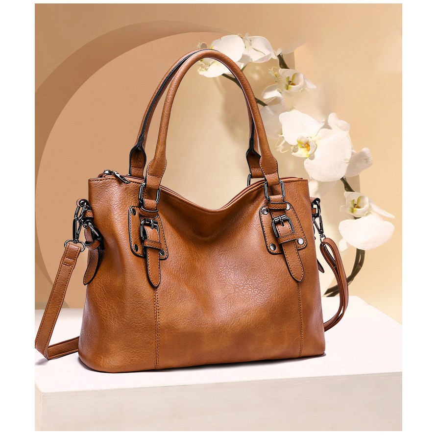 SHOPPI 여성 심플 가죽 숄더백 크로스백 토트백 34,900원