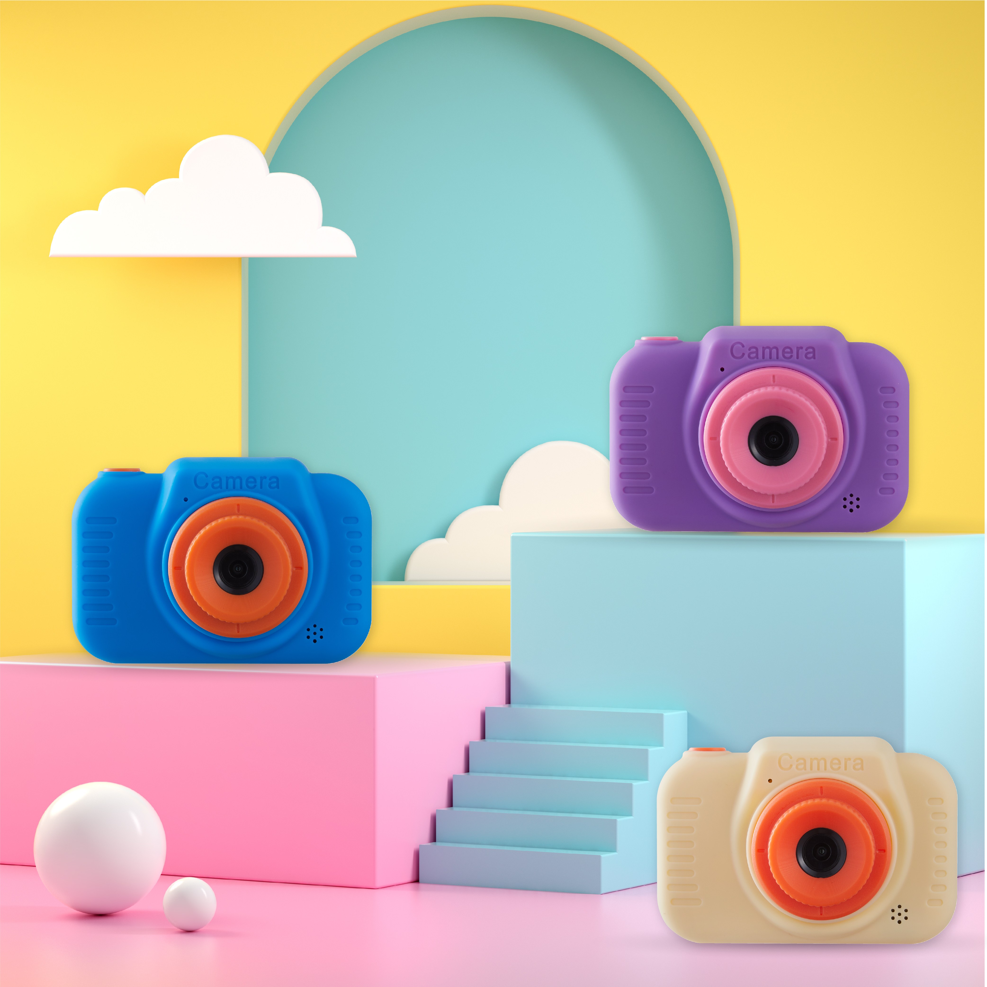 4800만화소 고화질 이지드로잉 키즈카메라 어린이디지털카메라 어린이디카 아동용카메라 토이카메라 38,400원