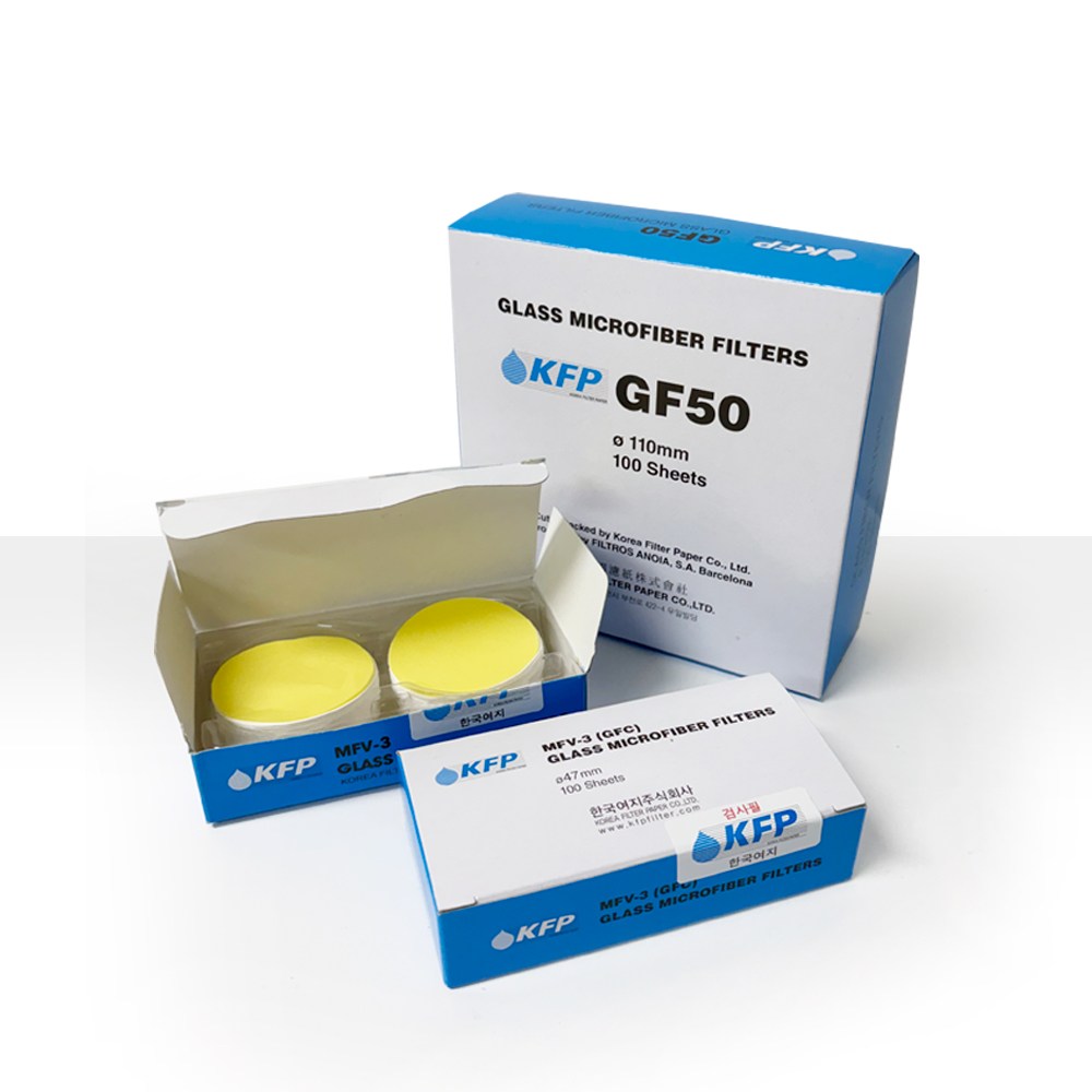 KFP 유리섬유 여과지 MFV-3(GFC) 47mm 100매 (시험용 필터), 현재가 32,980원