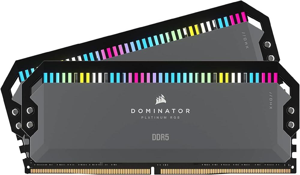 Corsair 도미네이터 플레티넘 RGB DDR5 32GB (2x16GB) 6000 C36 데스크탑 메모리 쿨 그레이 296,200원