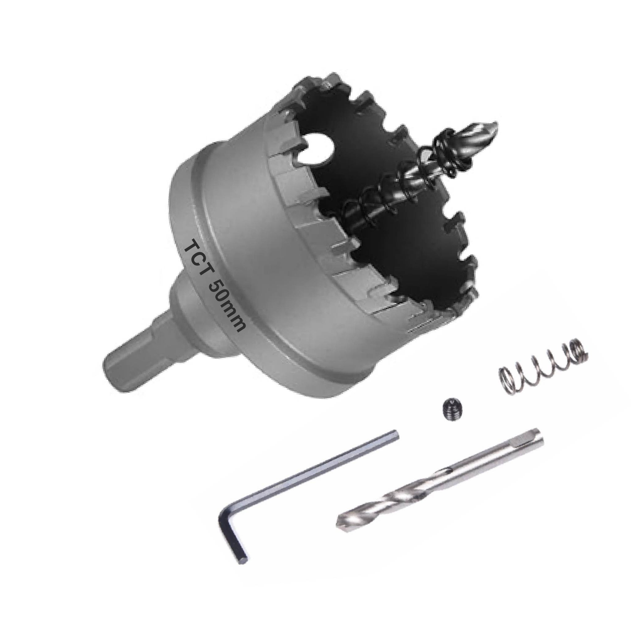 플로메리아 TCT 초경 스텐 홀쏘 50mm 아바일체형 모든 금속 싱크대 철판 스텐판 알루미늄 목재 타공 드릴 홀소 홀커터 홀컷터 원형 19,900원