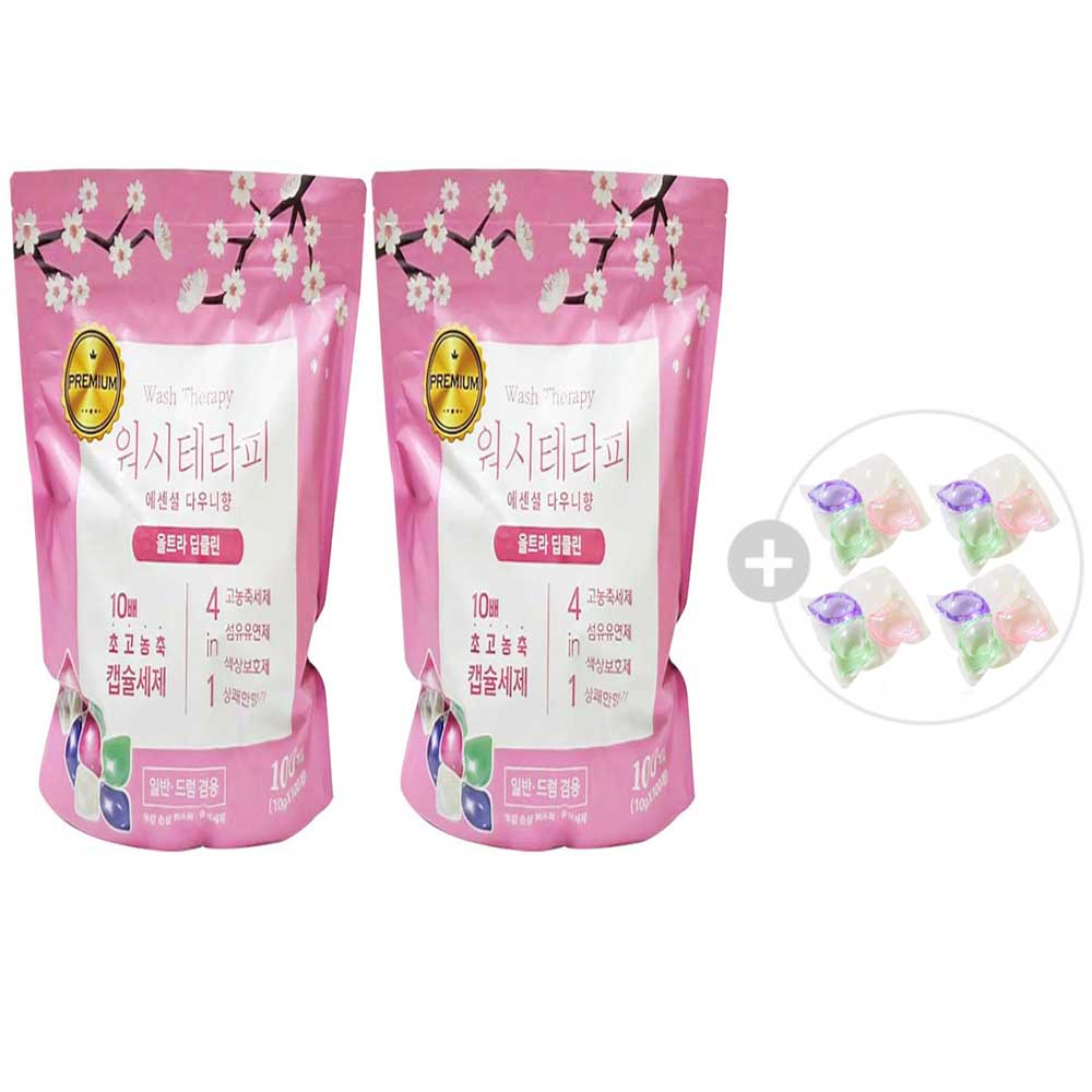 워시테라피 캡슐세제 10배 고농축 리필형 샘플추가구성, 현재가 22,900원