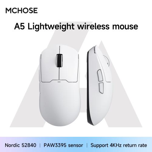 MCHOSE A5 V2 울트라 게이밍 무선 마우스 - 4000HzPAW339526000DPI경량Omron Micro3모드 연결 77,900원