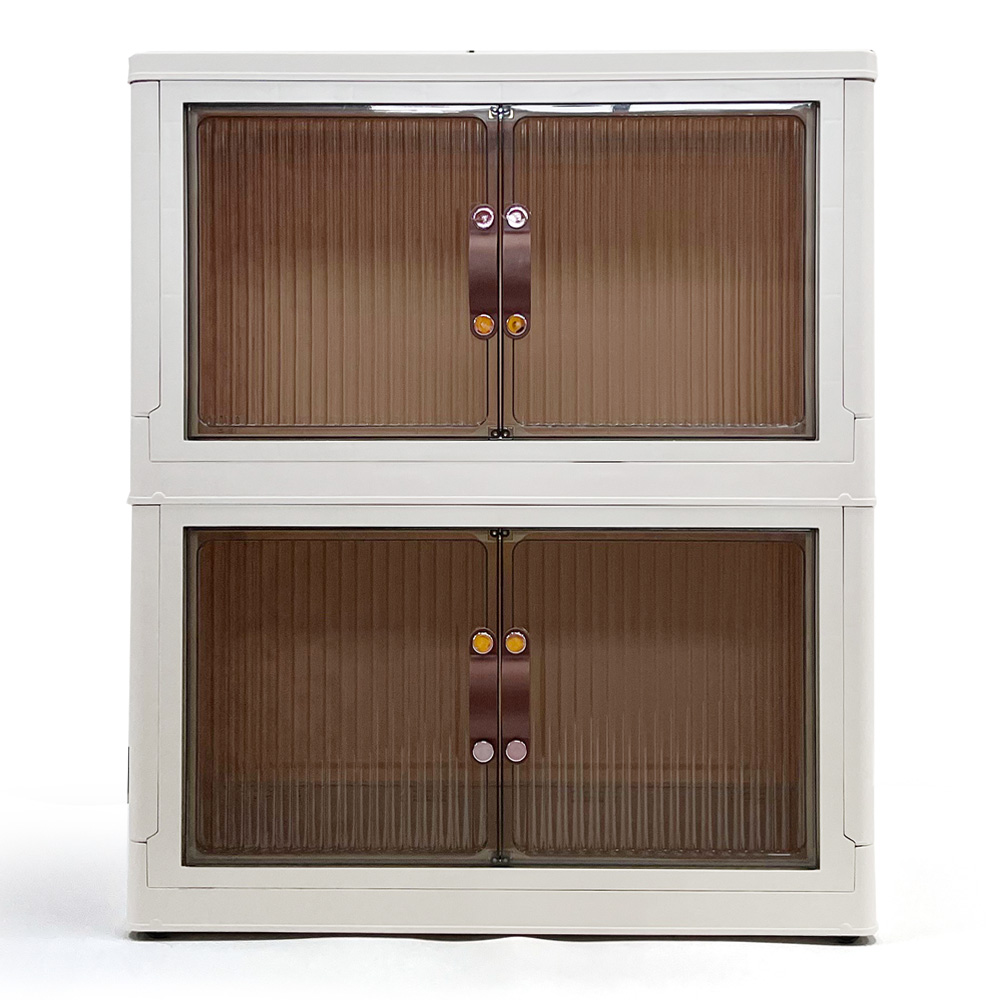 청소앤 이동식 폴딩수납장 2단 적층형 폴딩박스 37,900원