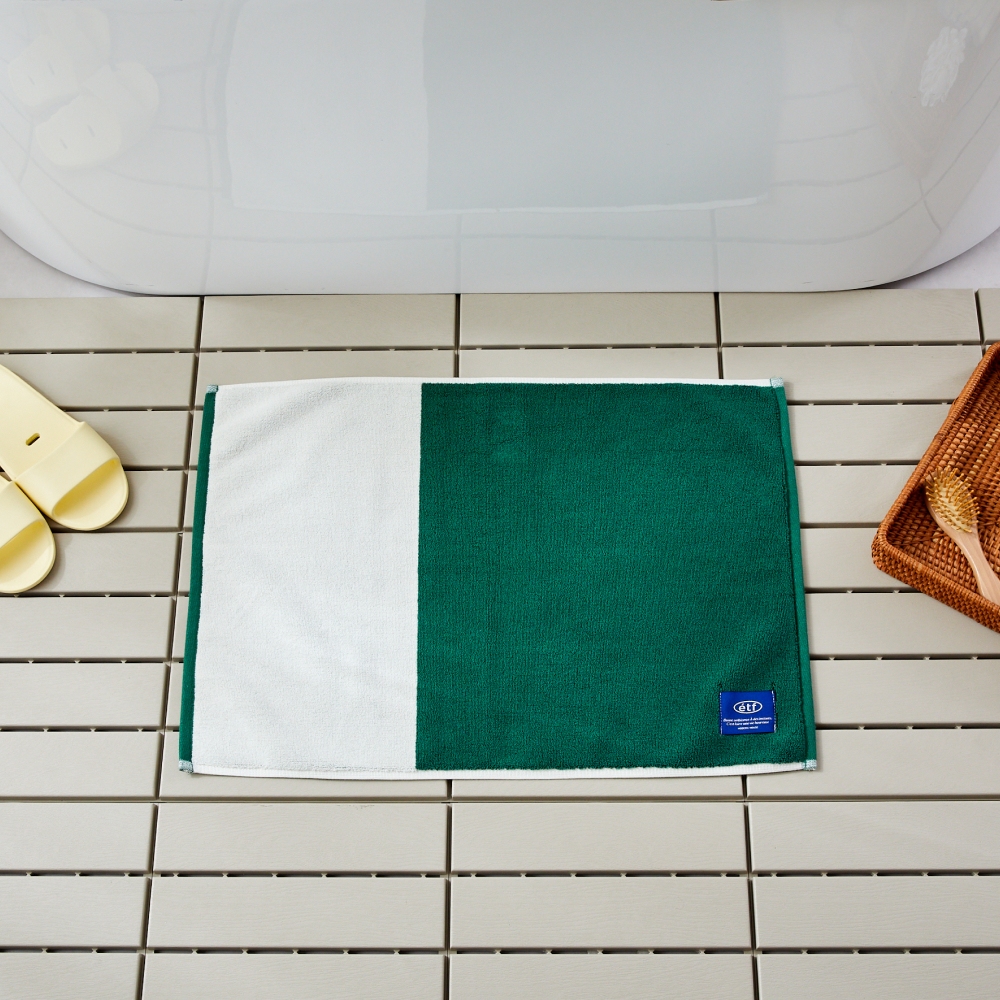 모던하우스 컬러 블록 타월 발매트, 그린 12,530원