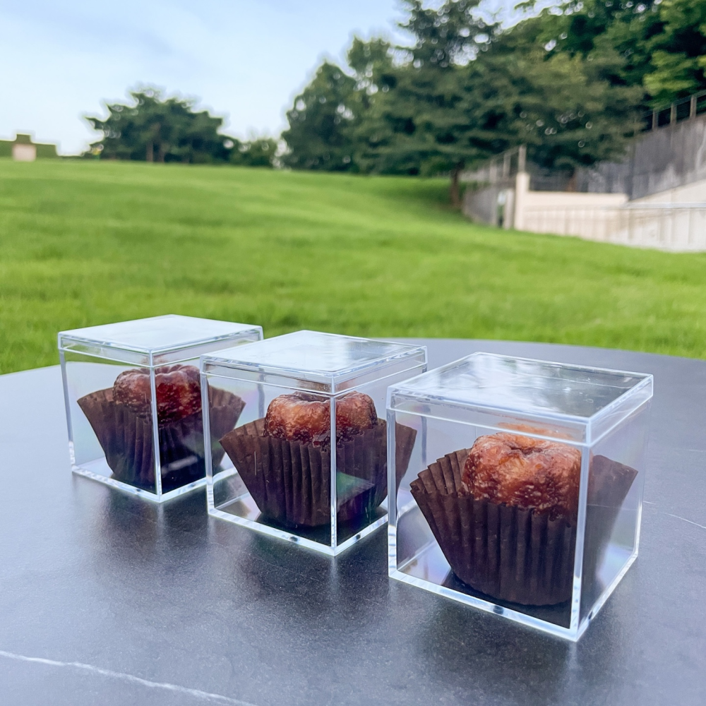 [당일발송] 튼튼한 플라스틱 미니 보틀케이크용기 정사각형 2종 10개입 7,700원