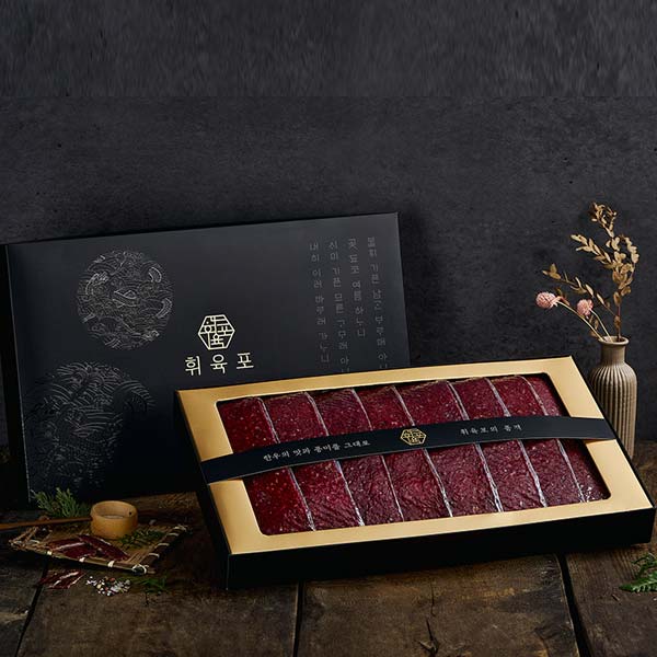 [휘육포] 1++ 9등급 프리미엄 한우 육포선물세트 110,000원