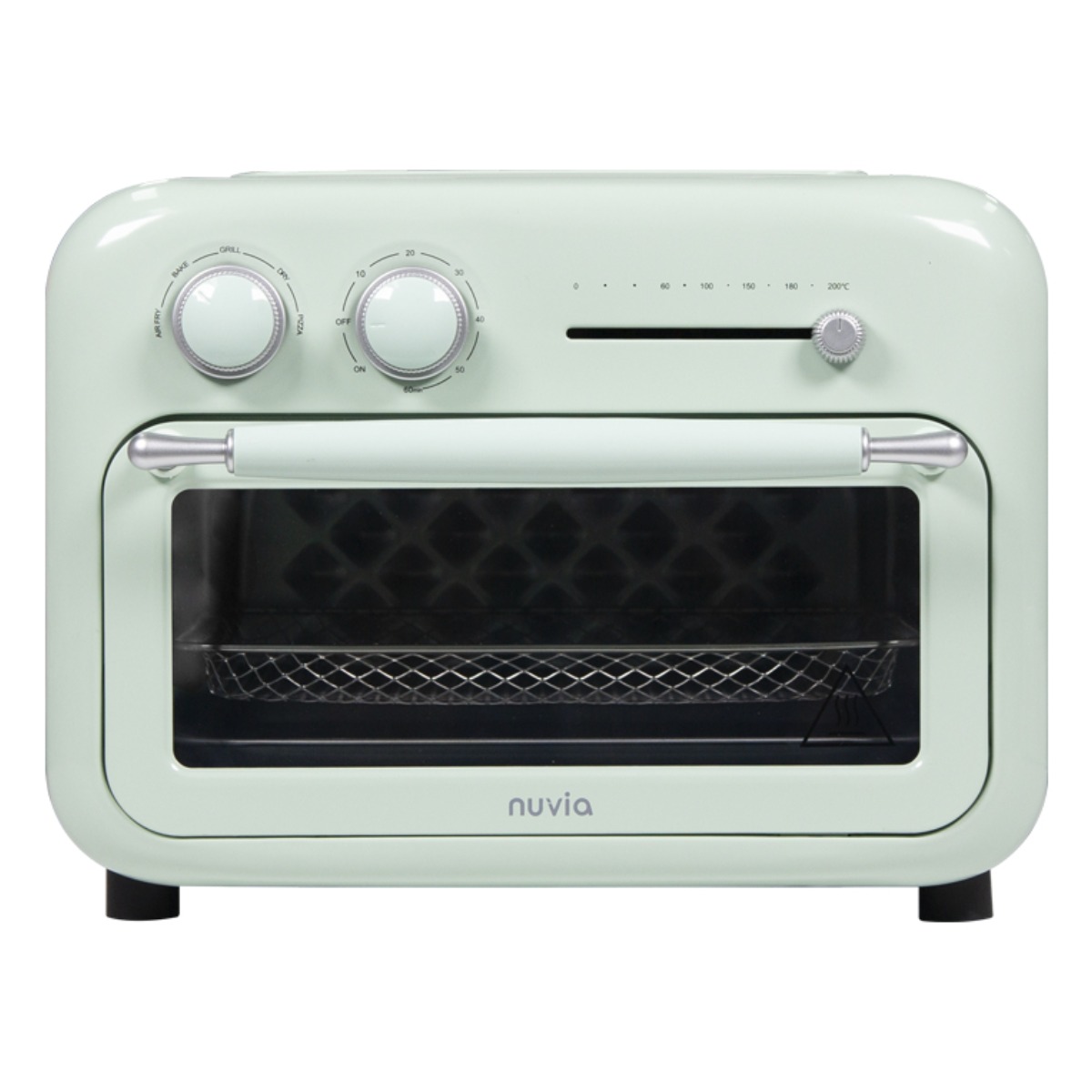 오르홈 오븐형 에어프라이어 PRO 스텐 투명창 듀얼히팅 레트로 다이얼 멀티 오븐 12L(3종 트레이 및 오븐장갑 증정), 에어프라이어 PRO, 단일색상 79,790원