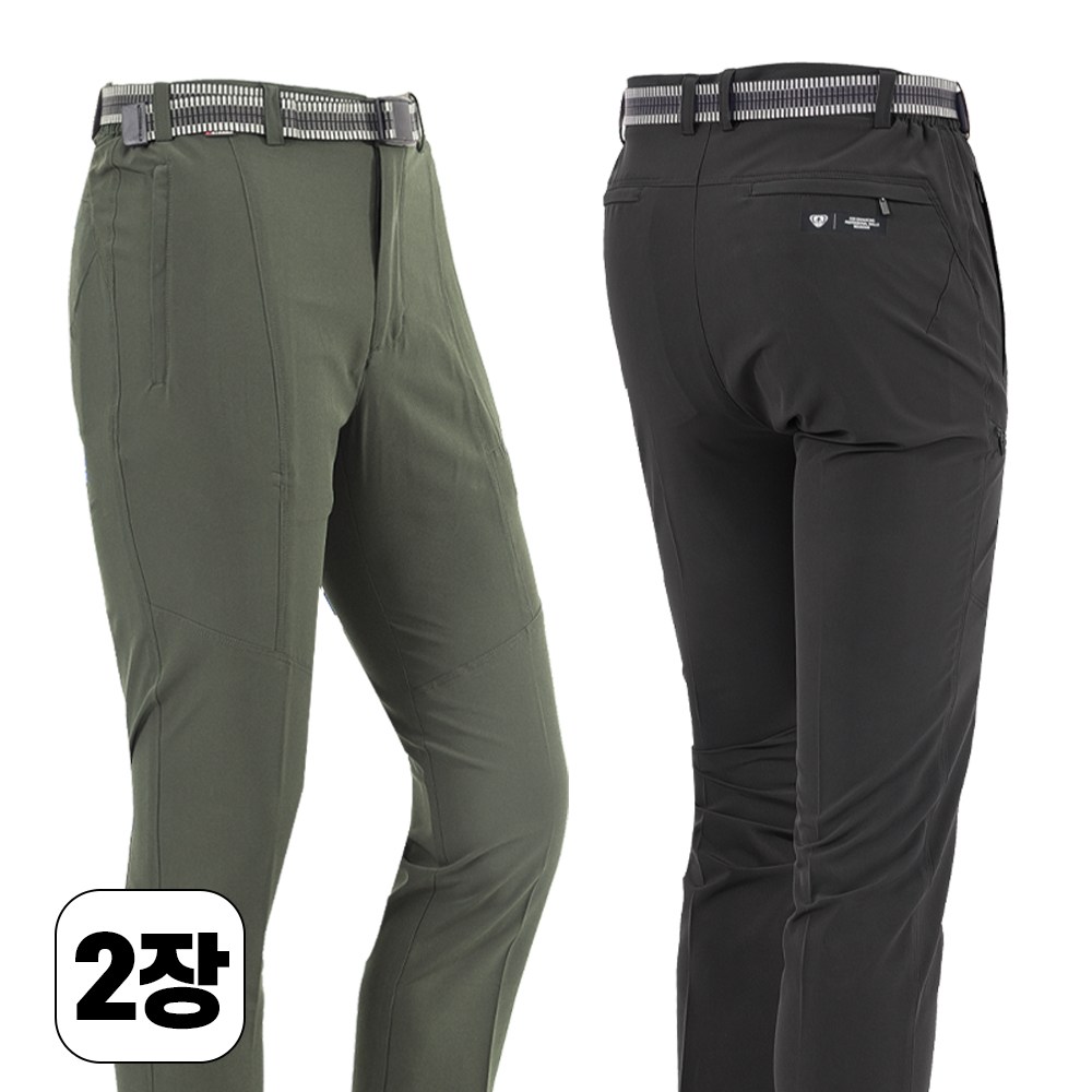 워킹맨 아울렛 1+1 봄 가을 시즌 프리미엄 스판 벨트 바지 작업복 일상복 근무복 아웃도어 팬츠 긴바지 빅사이즈 B111 29,800원