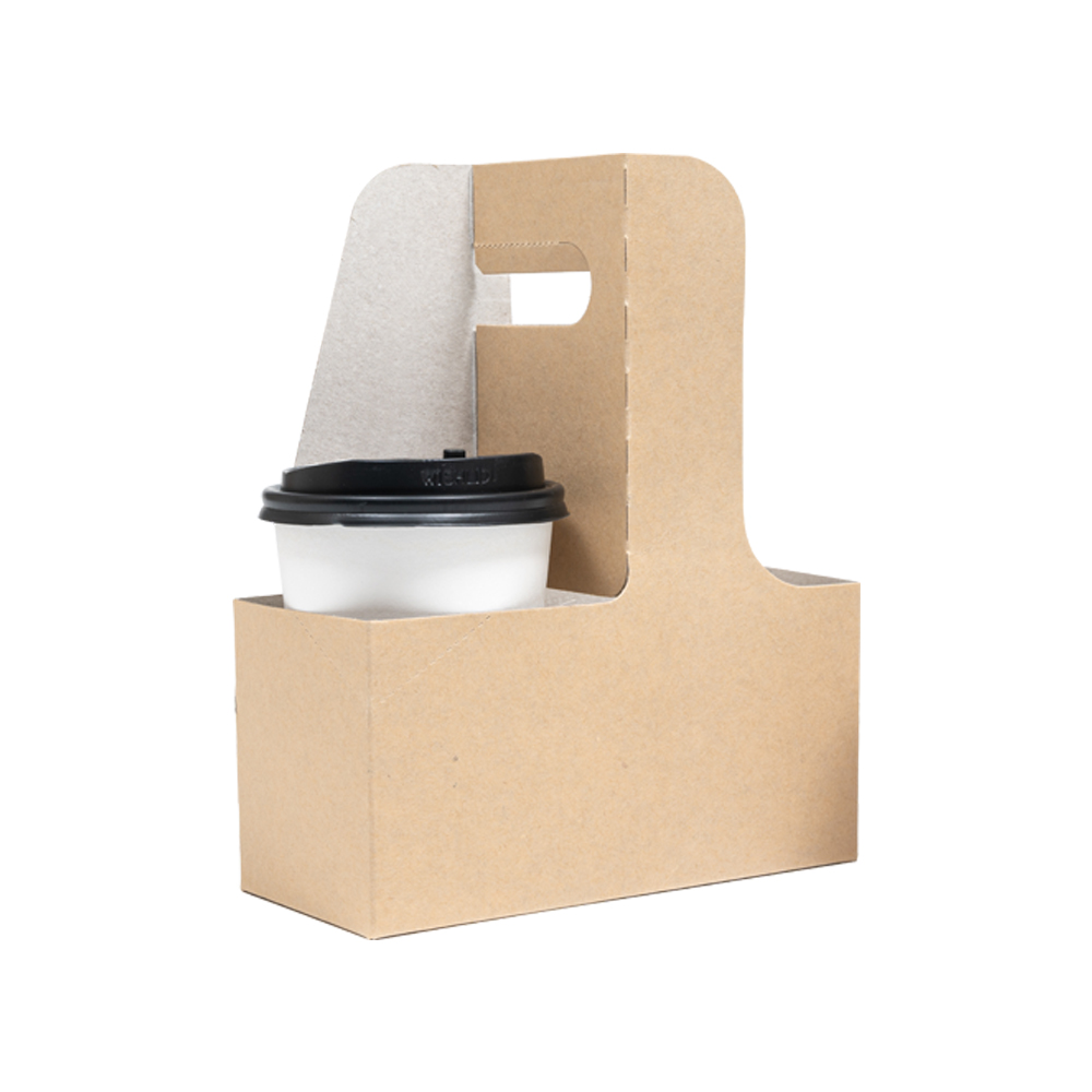 크라프트 컵캐리어 무지 2구, 1개, 50개 12,900원
