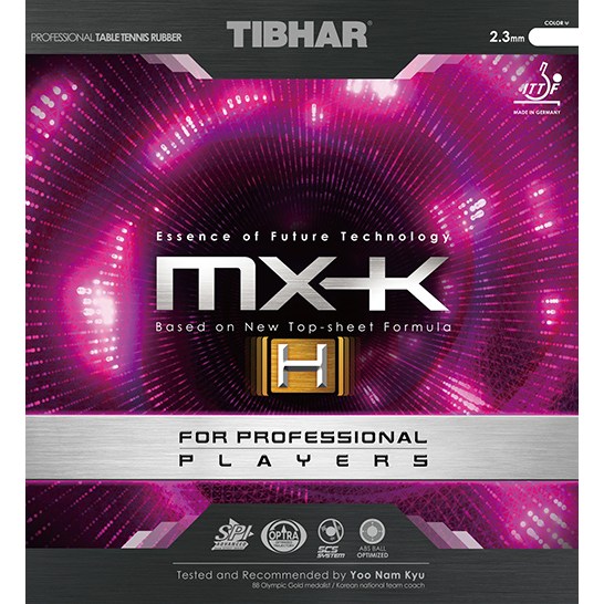 [TIBHAR] 티바 MX-K (H) PRO 선수용 탁구러버, 1개 53,000원