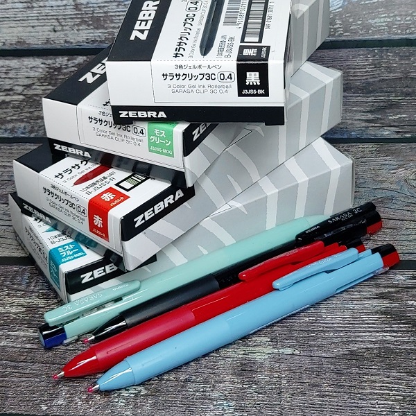 제브라 0.4mm 3색 중성펜 사라사클립 3C_멀티펜 1다스(10자루) 51,750원