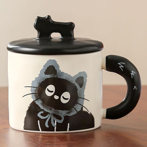 고양이를 좋아하는 너에게 헬로 캣 머그 + 리드 + 선물포장 세트 360ml 8,410원