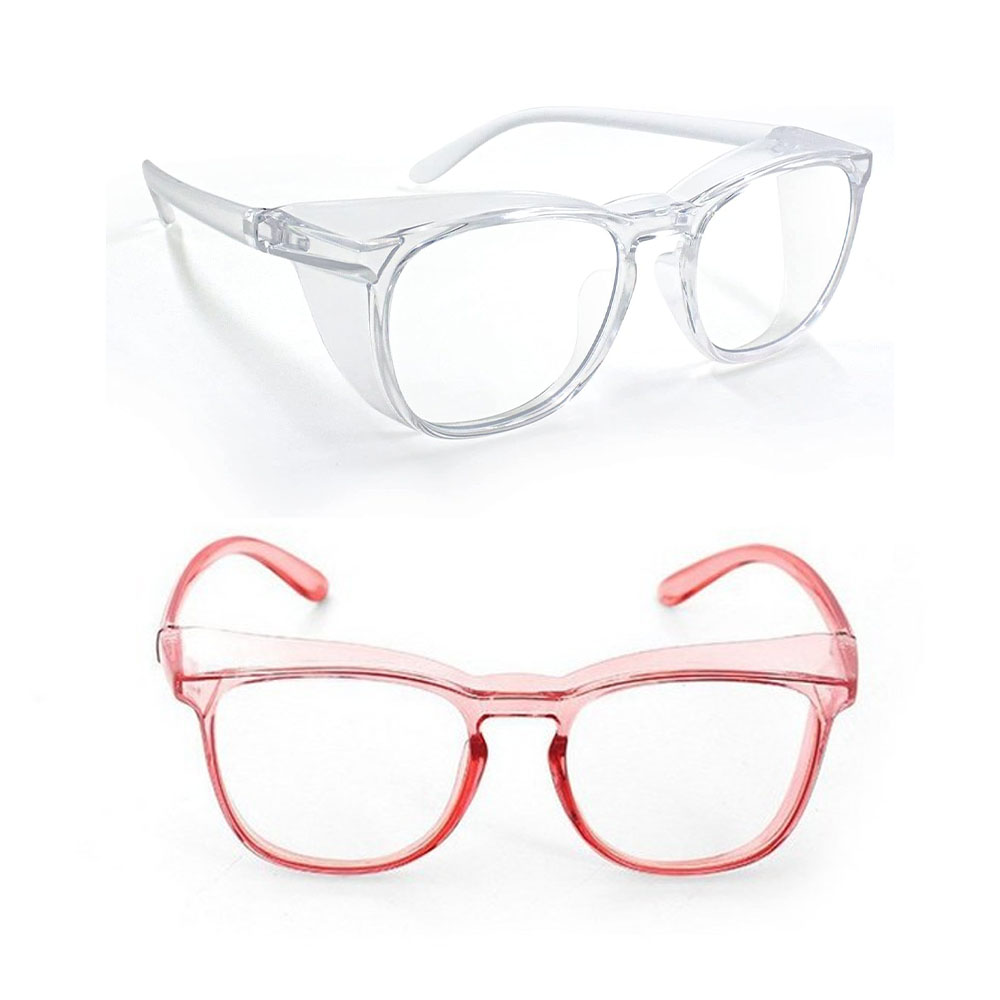 1+1 밀폐형 뿔테 눈보호 안경 꽃가루 고글 방역 보안경 페이스 가드 안전 8,500원