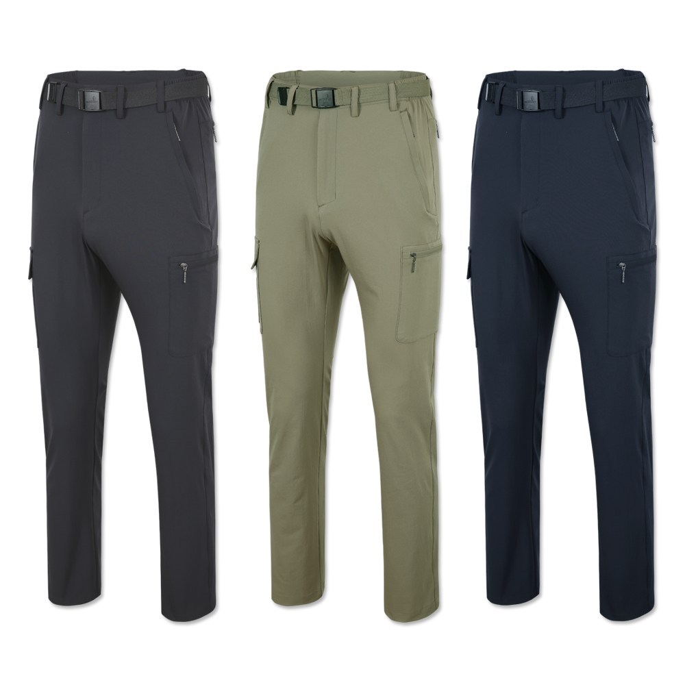 (끝장세일역마진특가) 쾌적한 사이드밴딩 남성 스판 카고 팬츠 벨트 세트(30~40) 등산 골프 아웃도어 작업복(MBPM231) 13,900원