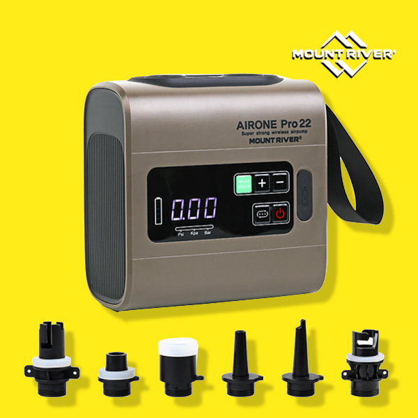 마운트리버 에어원 프로 22 에어펌프 무선 C타입 무선 전동펌프 에어텐트 매트 보트 사용 121,250원
