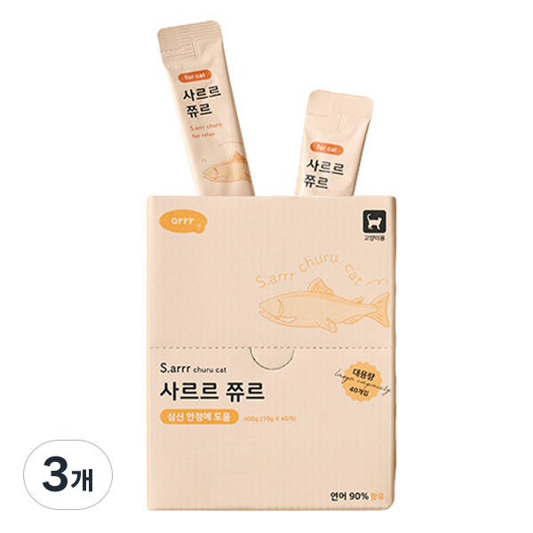 동원아르르 사르르 쮸르 캣 간식 40p 58,700원