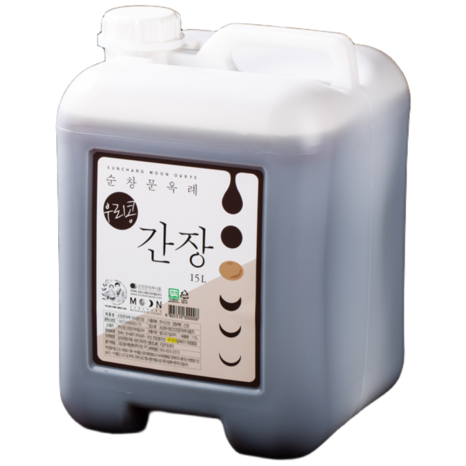 순창문옥례 국산콩 간장 국간장 15L ( 대용량, 급식, 식자재, 식당, ) 추어탕 우거지탕 육수, 1개, 15L 134,900원