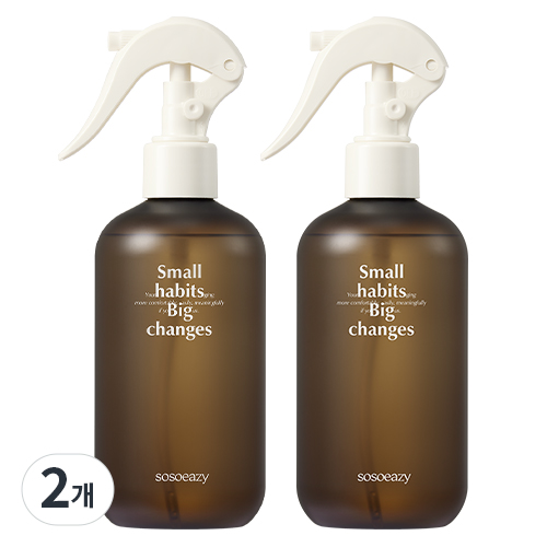 소소이지 이지 섬유 향수 탈취제 그리너리 머스크, 2개, 300ml 15,900원